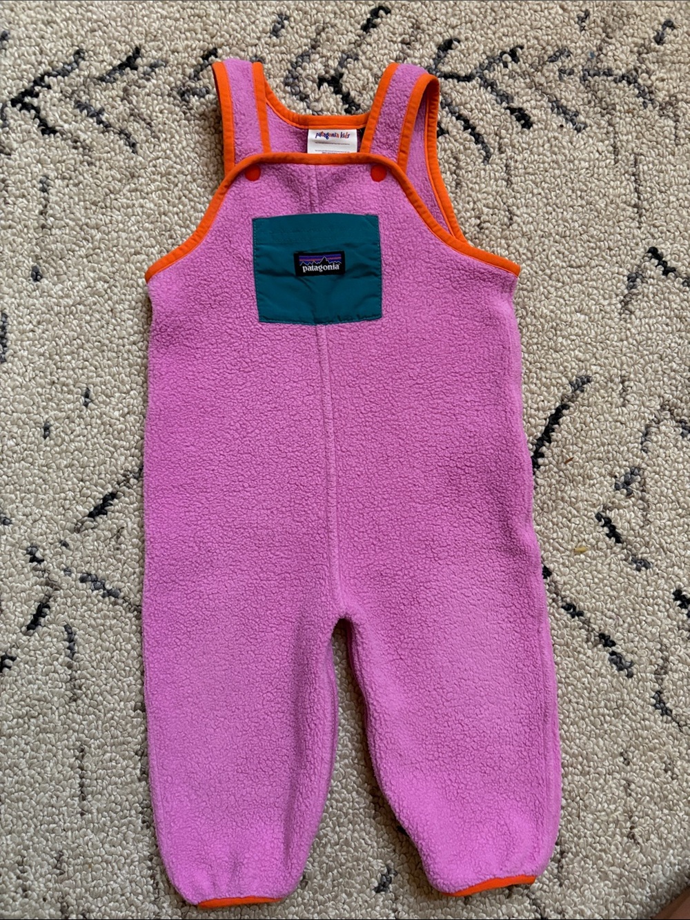 Patagonia Fleece Overalls (6/12m)